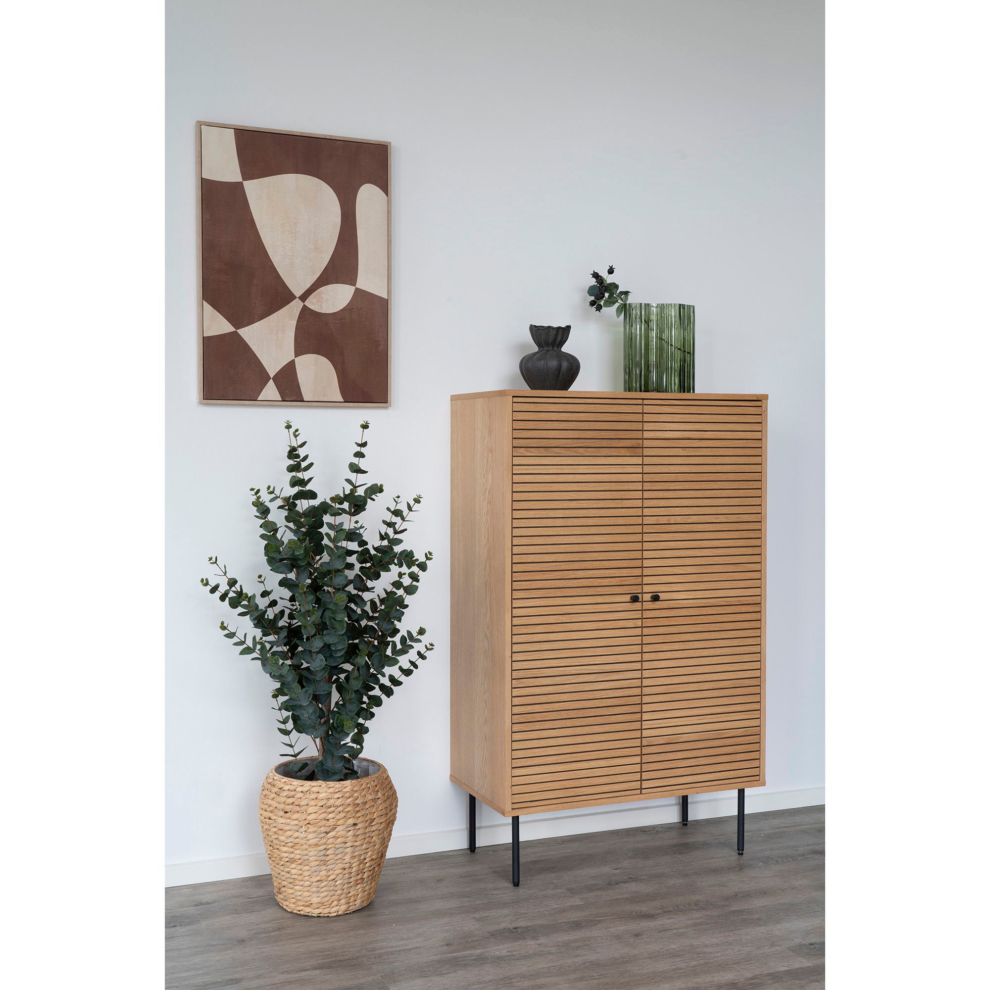 Farbe Cape Town – Leinwandbild, braun/beige, 50×70 cm